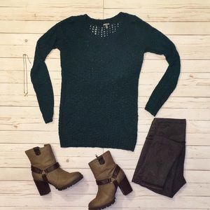 Charlotte Russe Green Sweater